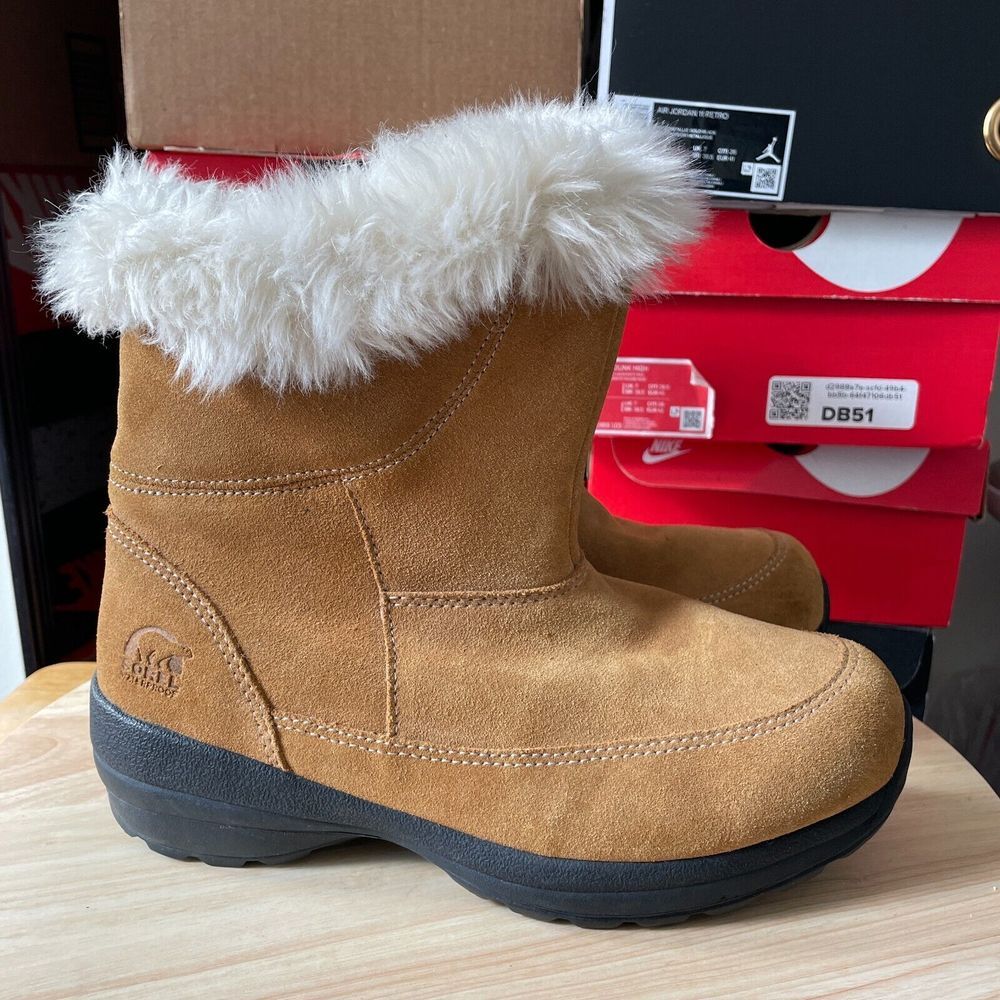 Sorel Northern Lite Womens Size 9.5 Boots Brown Tan Tall Thinsulate Winter Shoes